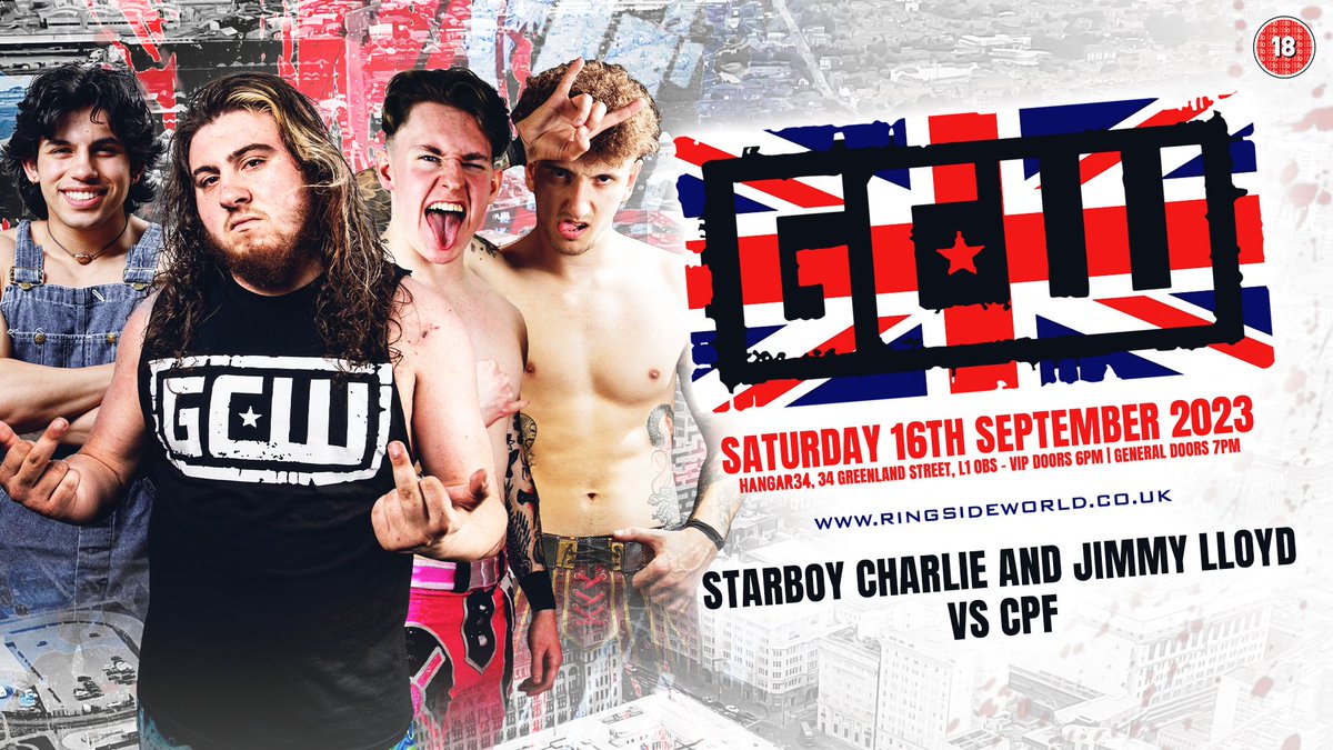 Triller_TV's tweet photo. The party never stops 🇬🇧

💥💥 Following last night's riveting #TNTProjectX, @GCWrestling_ brings an explosive second show of their three-day tour to Liverpool.

#GCWLiverpool streams LIVE &amp; EXCLUSIVELY on #FITEplus
2:30p ET/7:30p BST⏰
➡️ https://t.co/KbzLQSYisU

@TNTExtremeWres https://t.co/RBEbO2tXYk
