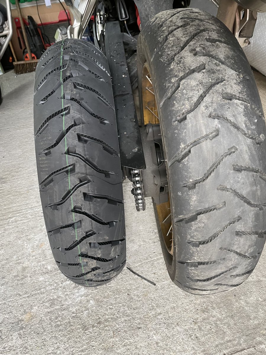 New tyre day is coming soon, just waiting for the rear to square off completely
