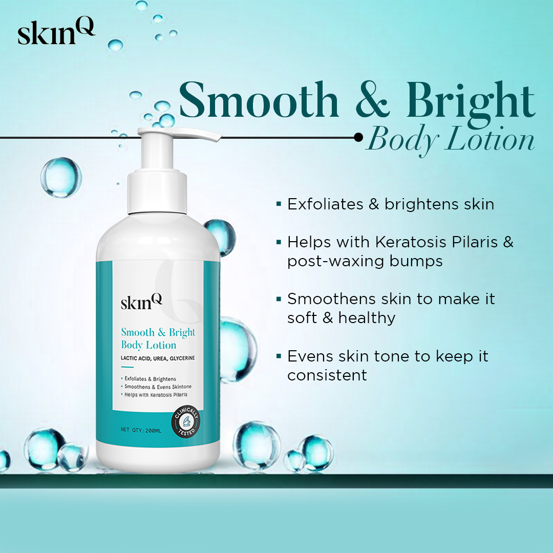 myskinq's tweet photo. ✅Lactic Acid
✅Urea
✅Glycerine

Smooth &amp; Bright Body Lotion has a multi-active formulation for multiple skin benefits with the care &amp; protection of a dermatologist in a bottle.

#MySkinQ #indianskin #skincare #dermatologist #bodylotion #lotion #lacticacid #urea #glycerine https://t.co/rzP9H9qlzl