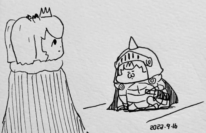 マタドール王に謁見する騎士サーバル 
