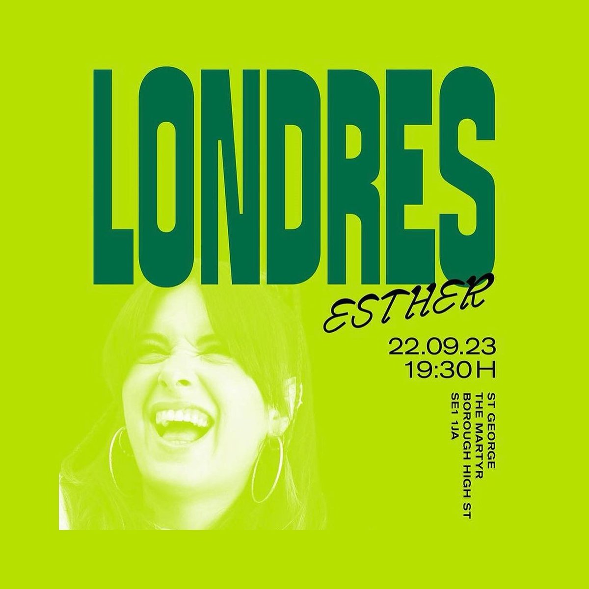 🎶 Next Friday 22 Sep, concert in London with Valencian singer <a href="/socesther/">ESTHER</a> organised by <a href="/ValenciansUK/">Valencians UK</a>!

Don't miss out on this opportunity to meet one the most promising artists singing in Catalan.

🎟️ More info and tickets (free admission) on Eventbrite: eventbrite.co.uk/e/escapada-eur…