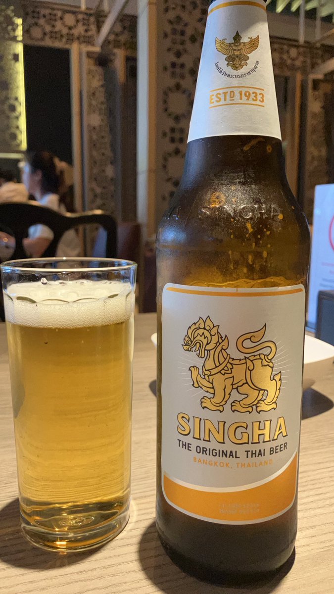 タイ🇹🇭ではタイのビールを頂きます🍺