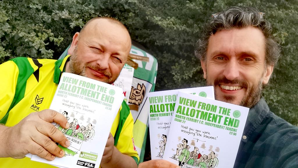 Git yer Ferriby fanzine. Looking forward to seeing fans. Come and say hello 💚💚💚