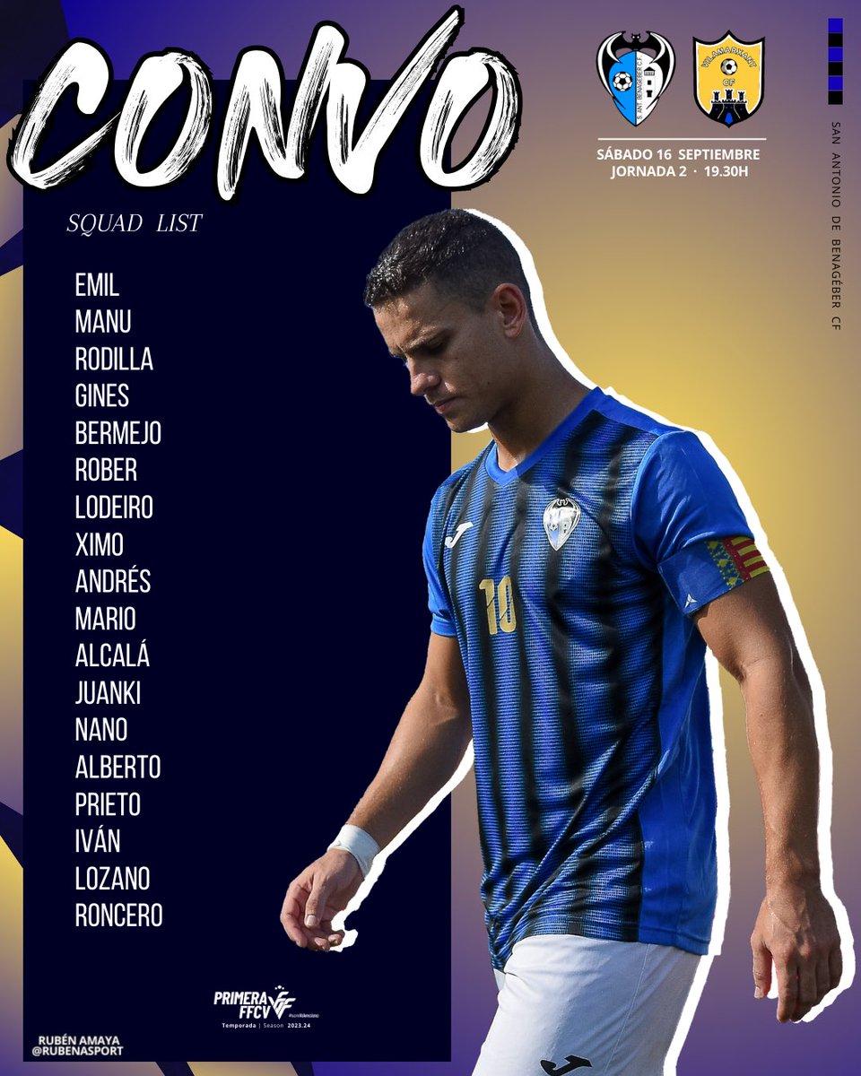 CONVOCATORIA 💪🏻
Squad List ⚡️