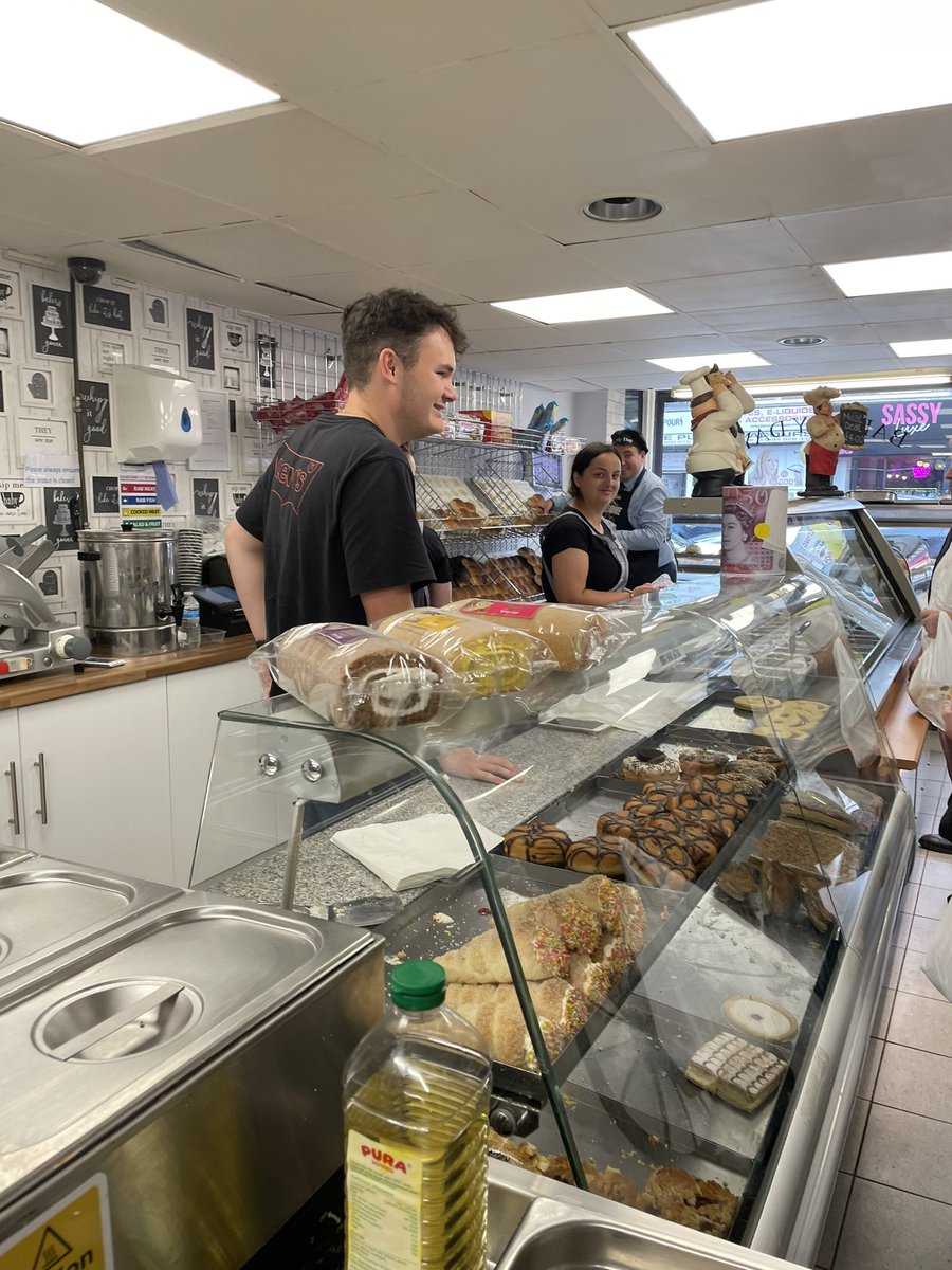 One of the most interesting things I’ve ever done was getting behind the counter at the local High Street Bakers in Great Bridge. Was great to support Bake my Day and meet local residents. 🍞🍞