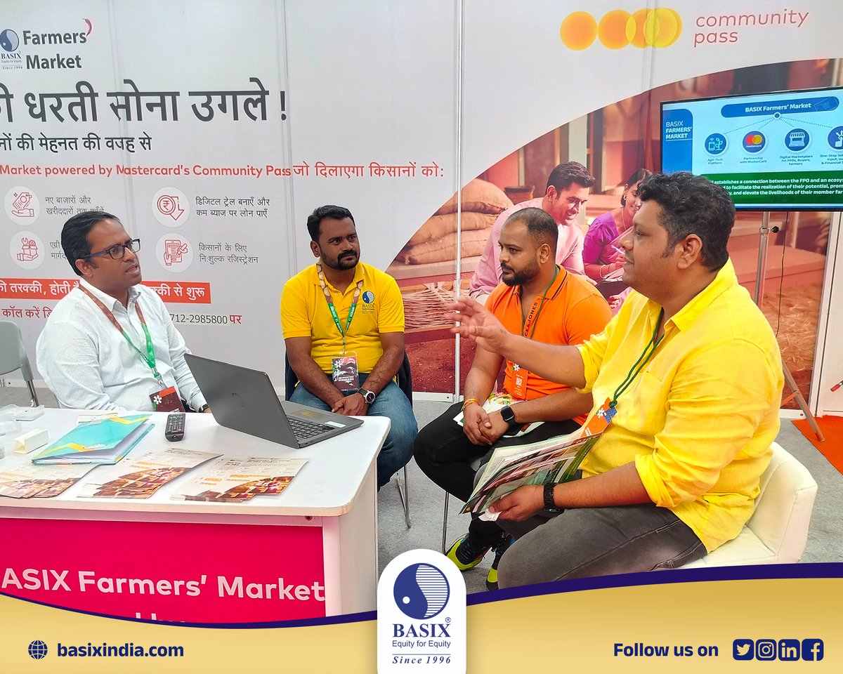 BasicsLtd's tweet image. Day 2 at Kisan Biz in Navi Mumbai 

#KisanBiz #BASIXFarmersMarket #CommunityPass #AgriculturalPartnerships #SustainableFarming #FarmersFirst #Agribusiness #RuralEconomy #BuyLocal #SupportFarmers #FarmingInnovation #FoodSecurity #FarmToTable #AgriTech #EmpoweringFarmers