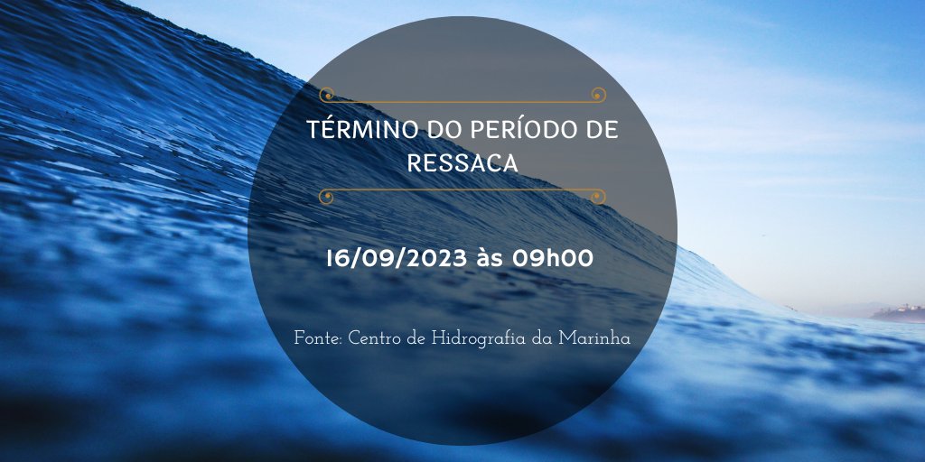 AlertaRio's tweet photo. @marmilbr 🌊RESSACA | Finalizado às 09h de hoje (16/09), o aviso de ressaca NR 604/2023 emitido pela Marinha do Brasil. Fonte:@marmilbr https://t.co/0hBunF8UeQ