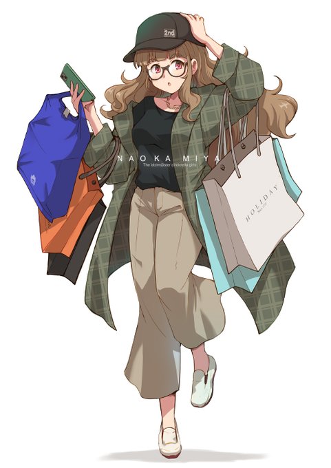 「coat shopping bag」 illustration images(Latest)