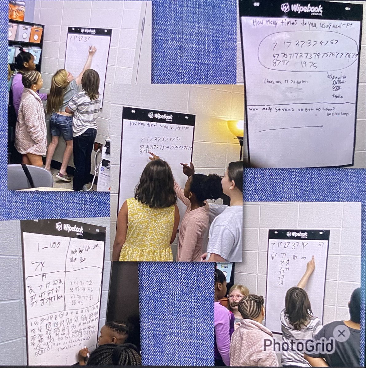 STownsendClass's tweet image. #SES4thGrade is “Buliding a Thinking Classroom”. Through engaging conversations we are rocking out our math tasks. @AMSTI_UM