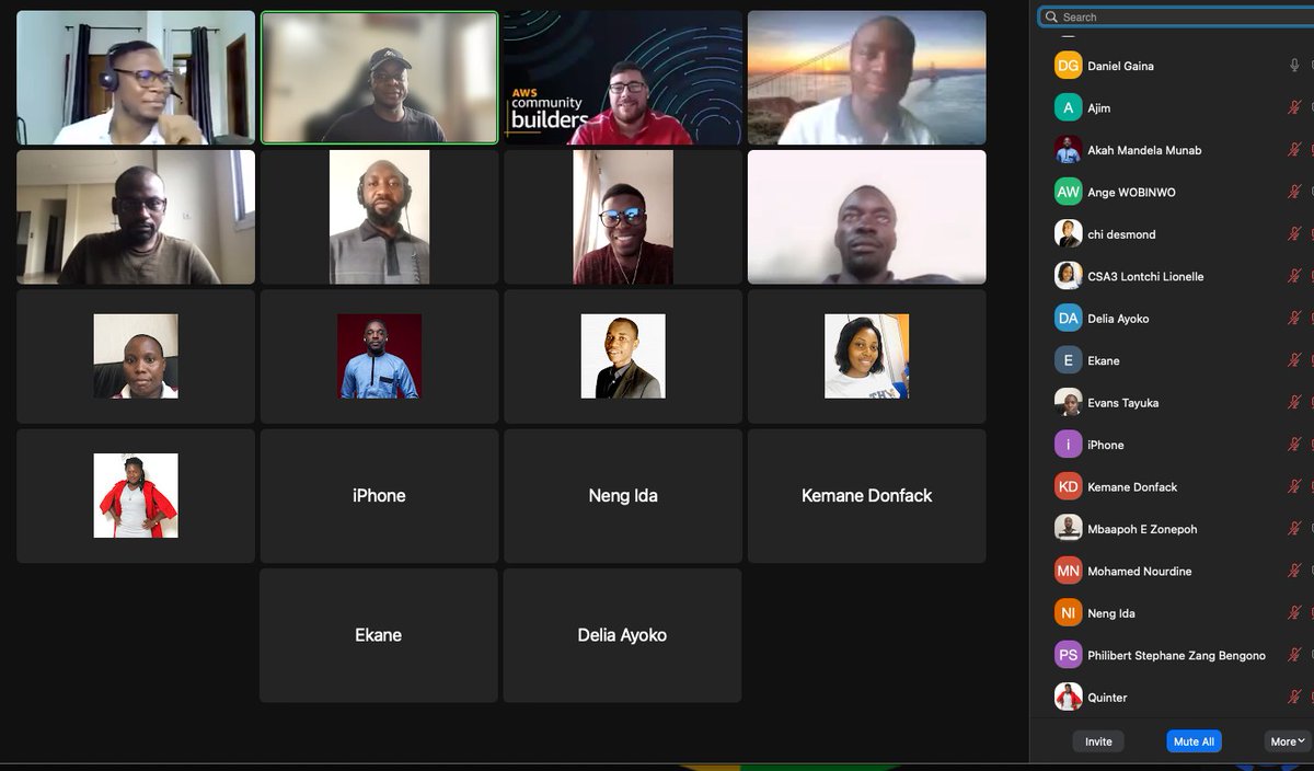 awsugDouala's tweet image. Thanks Daniel for the informative and inspiring tips.🙏🏼
Congrats to the lucky draw winners👏🏽.
Follow us on LinkedIn linkedin.com/in/aws-user-gr…
#aws #awsusergroup #awscommunity