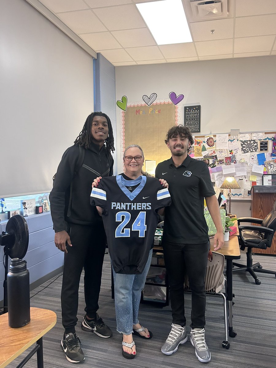 Thank you to our amazing @PaetowHS football Panther Teachers of the week Mr. Clifton and Mrs. Price! We appreciate all you do!