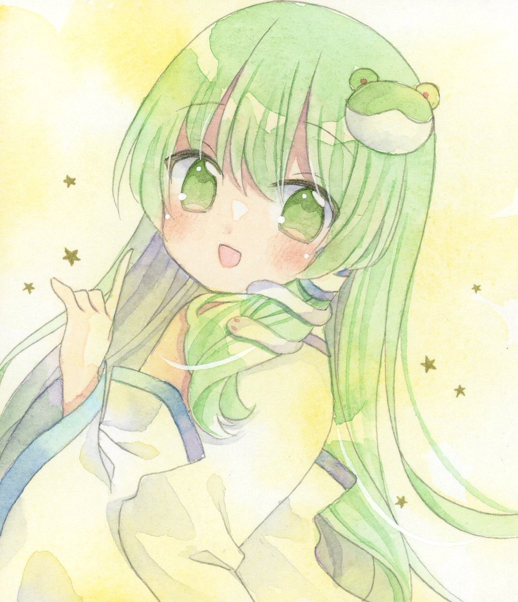 東風谷早苗 「早苗さん #東方Project 」|藤乃かごめ@2日目西い35b