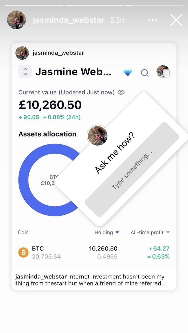 <a href="/instagram/">Instagram</a> More Evidence of the hacker using the account @jasminda_webstar to steal my identity and convince people to Fucken invest in bitcoin scam <a href="/instagram/">Instagram</a> you guys are so ridiculously incompetent like what more do u need