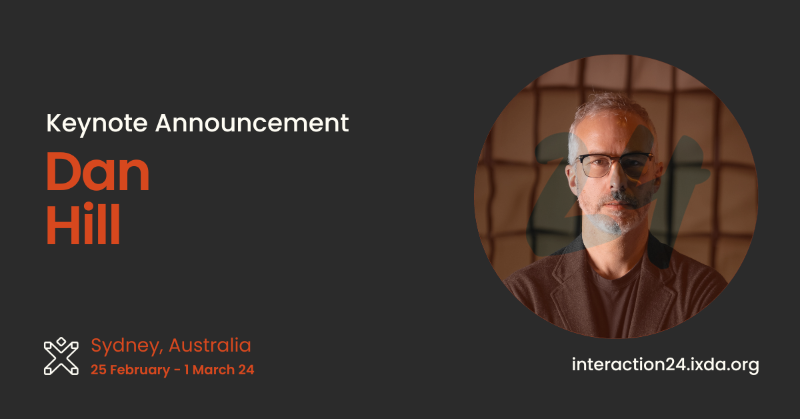 ixdconf's tweet photo. Second keynote drop: we're welcoming back @cityofsound for #IxD24! Dan Hill was a keynote at #IxD10 in Savannah. An interaction designer since the mid-90s, his leadership has produced innovative teams and projects, ranging from architecture to social innovation and media.