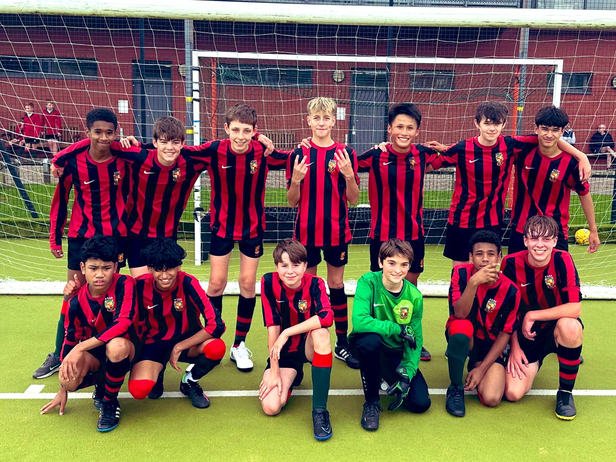 AGSBSport's tweet photo. A brilliant morning of Football for AGSB ! 5 games against @RossallSport and we come away with 5 wins in some closely contested matches! 🟢🔴⚫️ #agsbfootball https://t.co/7kE8rNQdxm