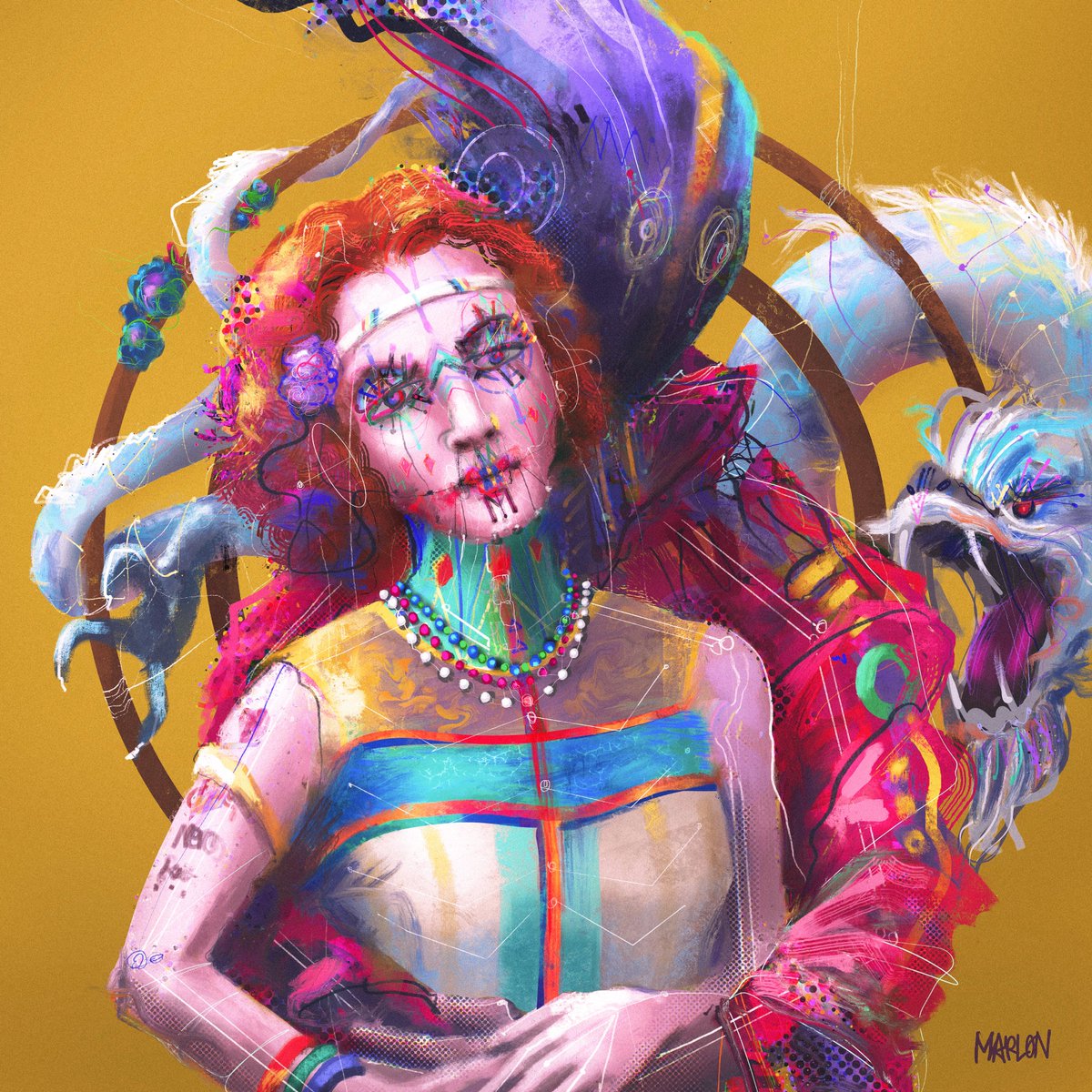 New drop! ❣️
"The Shield" is now available on <a href="/SuperRare/">SuperRare</a> 
[Link below]