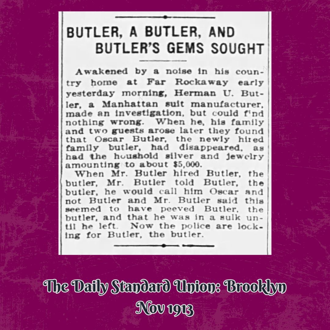 A tale of two butlers and a buttload of gems