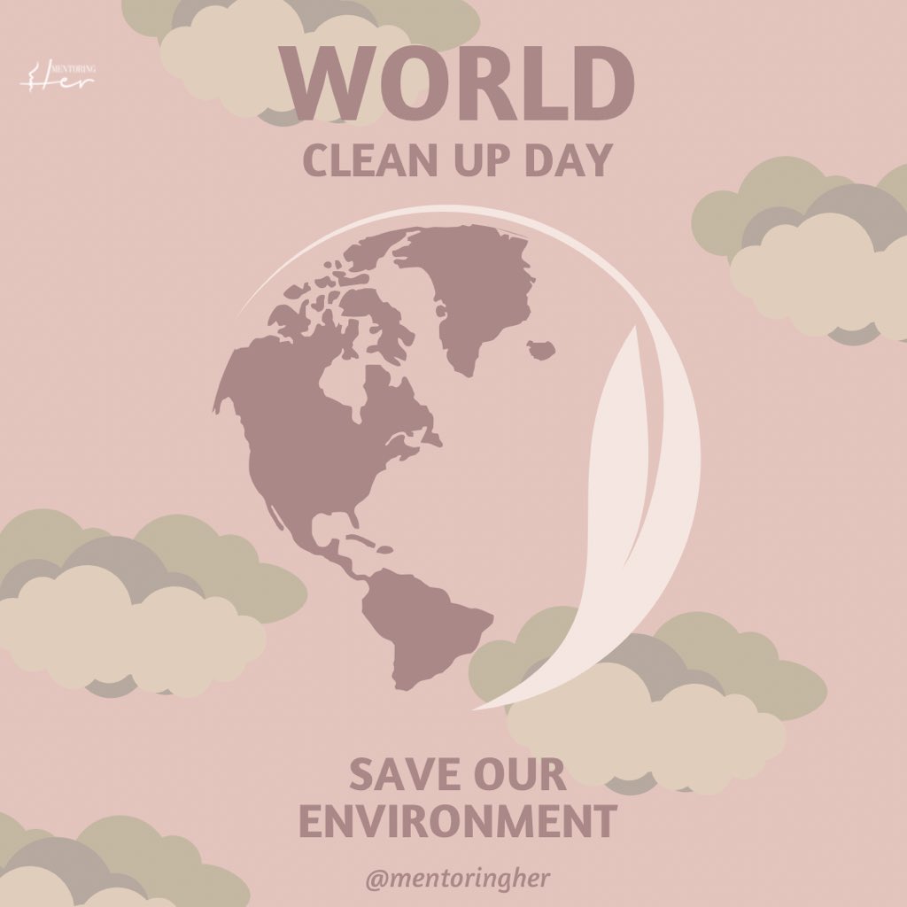 It’s World Clean Up Day📌 It is a civic movement which unites 197 countries across the world, to strive for a cleaner planet.

It begins with you and me, making the world cleaner by disposing one litter at a time🌍🌱

#worldcleanupday #worldcleanupsay2023
#mentoringher #UNGA2023