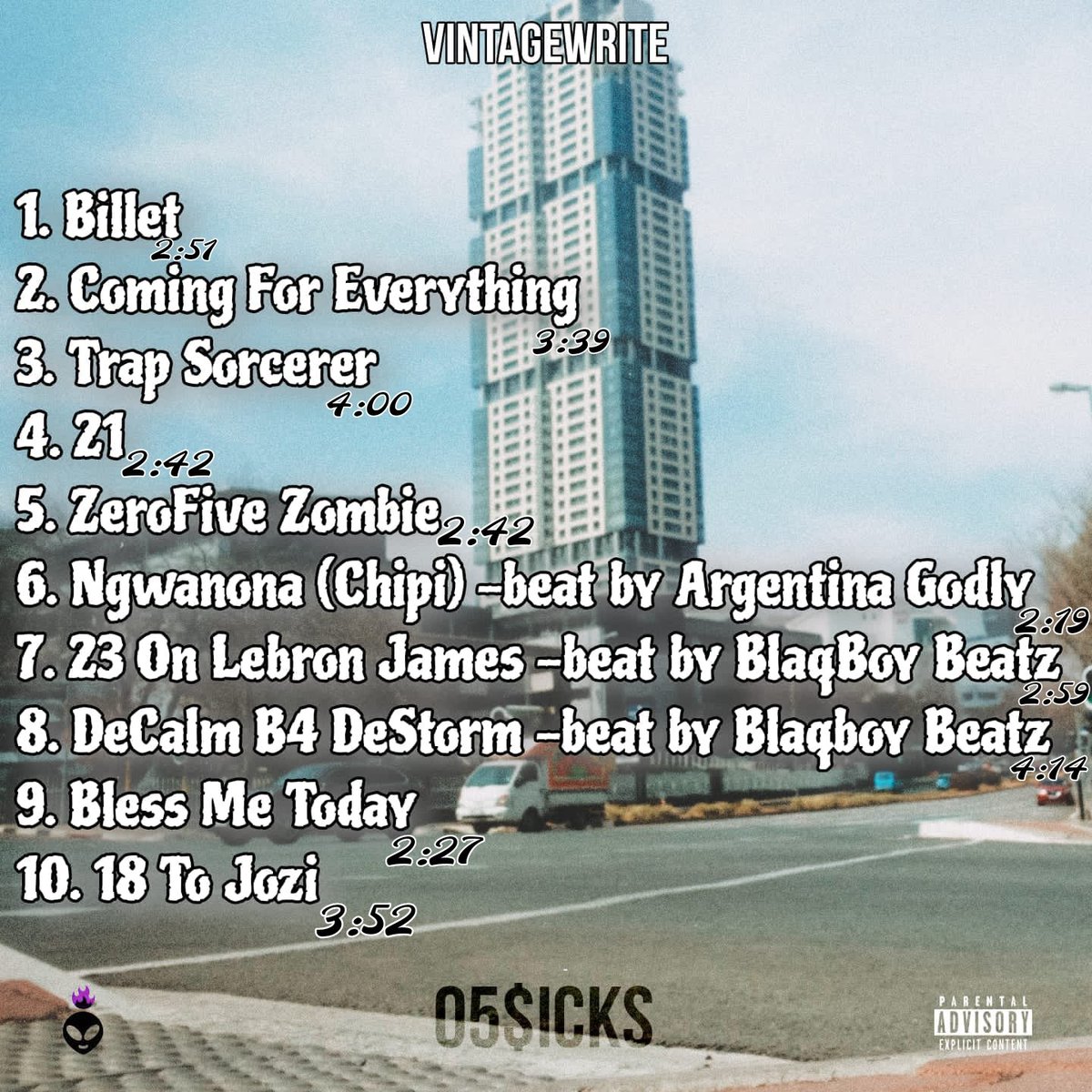 VintsageWrite's tweet image. #18kmToJozi EP
From #ZeroFiveSicks
Dropping soonest