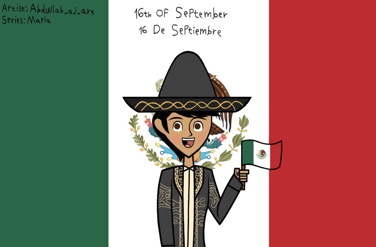 Happy Mexico National Day today is the 16th of September 🇲🇽 #MexicoNationalDay #MexicoIndependenceDay #VivaMexico #September16