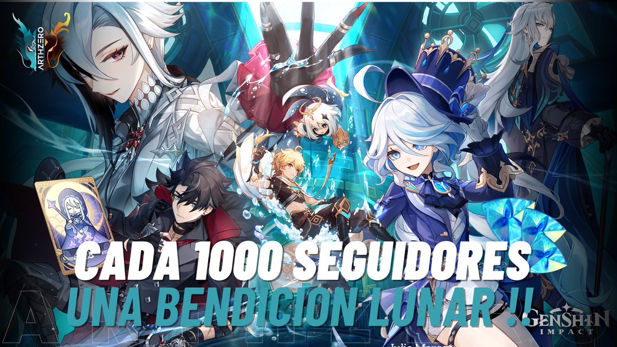 arth_Z3R0's tweet photo. Vamos a hacer esto interesante !!!

Añadiré al Sorteo una bendición lunar por cada 1000 seguidores.

• Seguirme, Like y RT

Fecha Límite: Lunes 18 de Septiembre 2023 

Que empiecen los juegos de las bendiciones lunares !!

#GenshinImpact  #Genshin  #原神  #Fontaine  #Neuvillette #Wriothesley #Focalors #Hoyoverse
