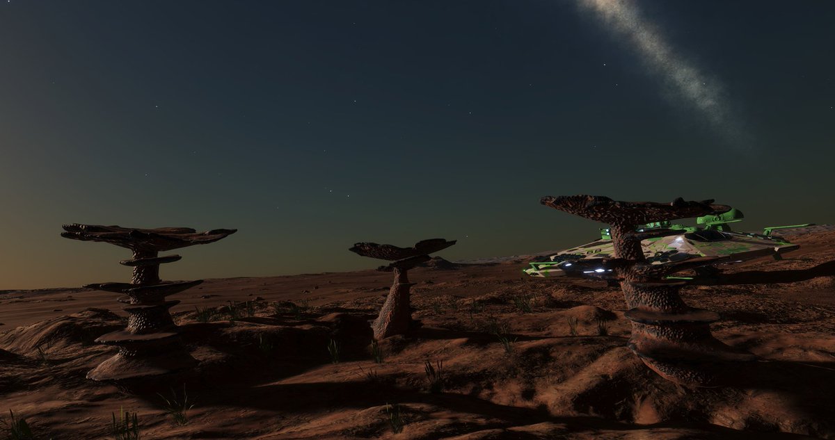 2020HeinSite's tweet photo. Ran across another species type that I don't see very often.  Indigo was the color.
#EliteDangerous #Exploration #Exobiology #OsseusPellebantus https://t.co/hc4xKSLCWM