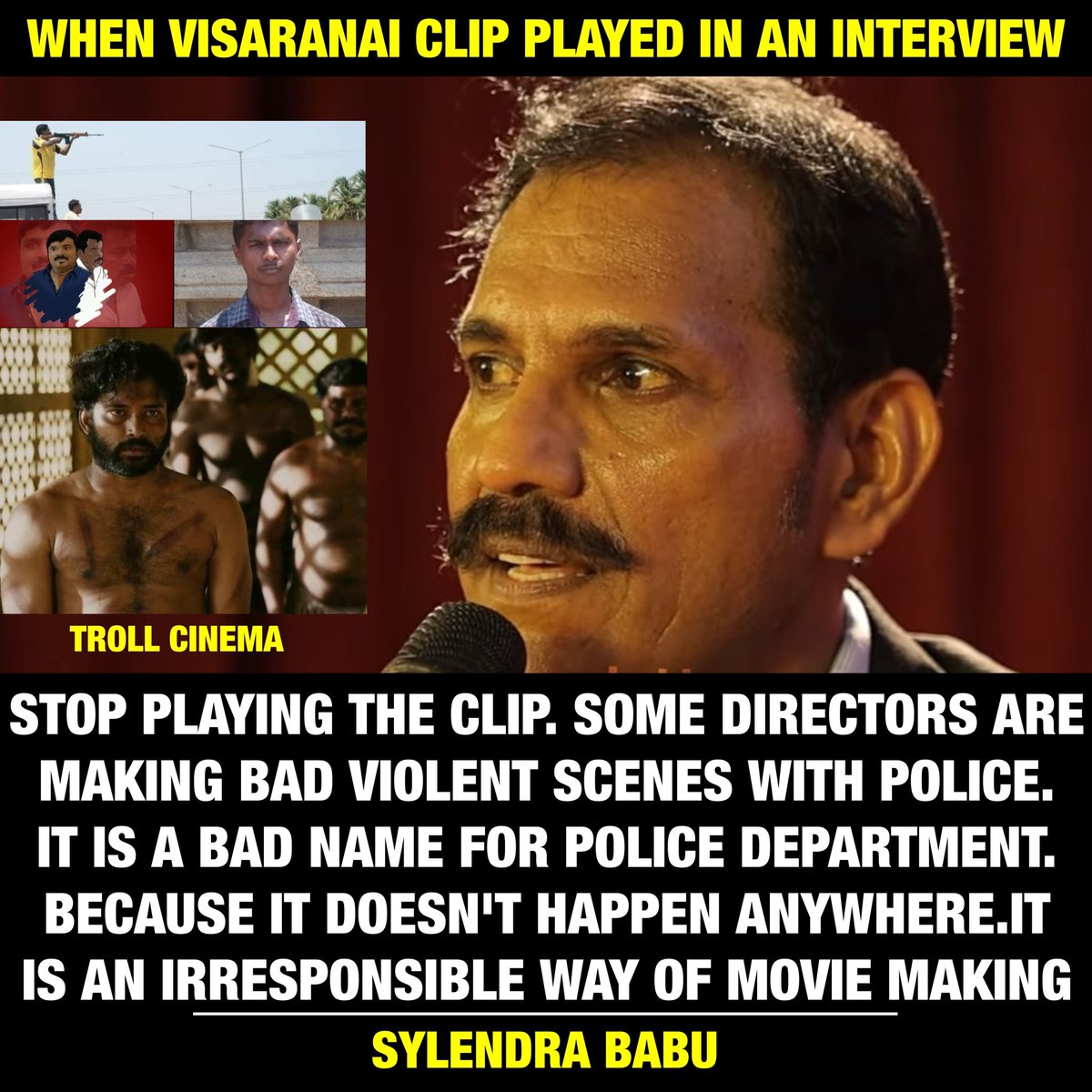 What's your opinion about this ?!

#SylendraBabu #Vetrimaaran #Visaranai