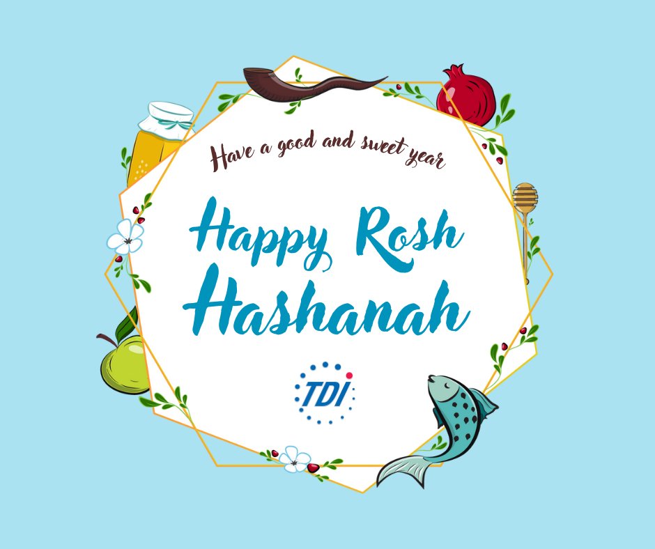 Shanah tovah um'tukah ("A Good and Sweet Year") to our friends celebrating the beginning of Rosh Hashanah today!

#TDIForAccess #RoshHashanah