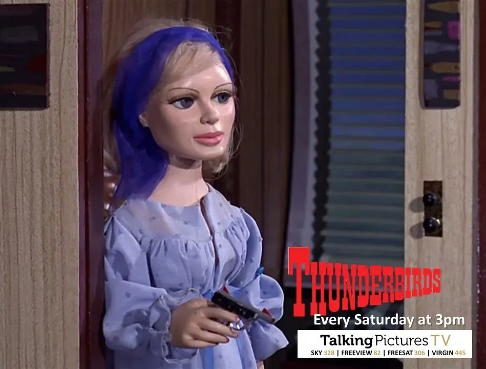 Lady Penelope runs into trouble with Dr. Godber at 3pm in THUNDERBIRDS (1965). Premiere: 'Perils of Penelope' on #TPTV