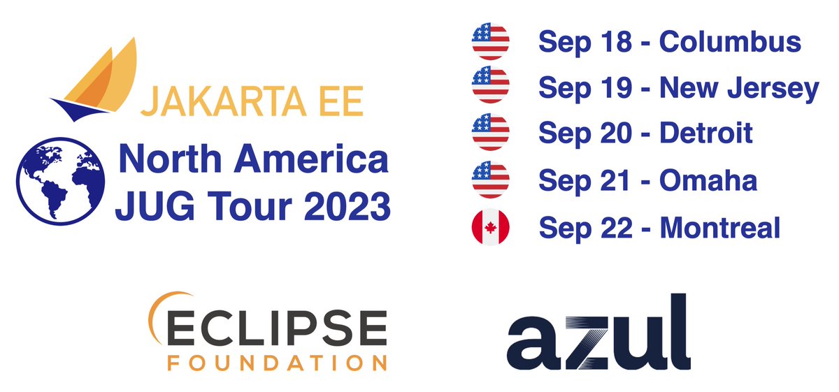 ivar_grimstad's tweet photo. Soon on my way to Columbus to meet up with @hansolo_ for our North America JUG Tour
Starying on Monday with @cojug
EWR โ๏ธ CMH
#JakartaEE #EclipseFoundation #Azul #Foojay https://t.co/1ncmJcr3PR