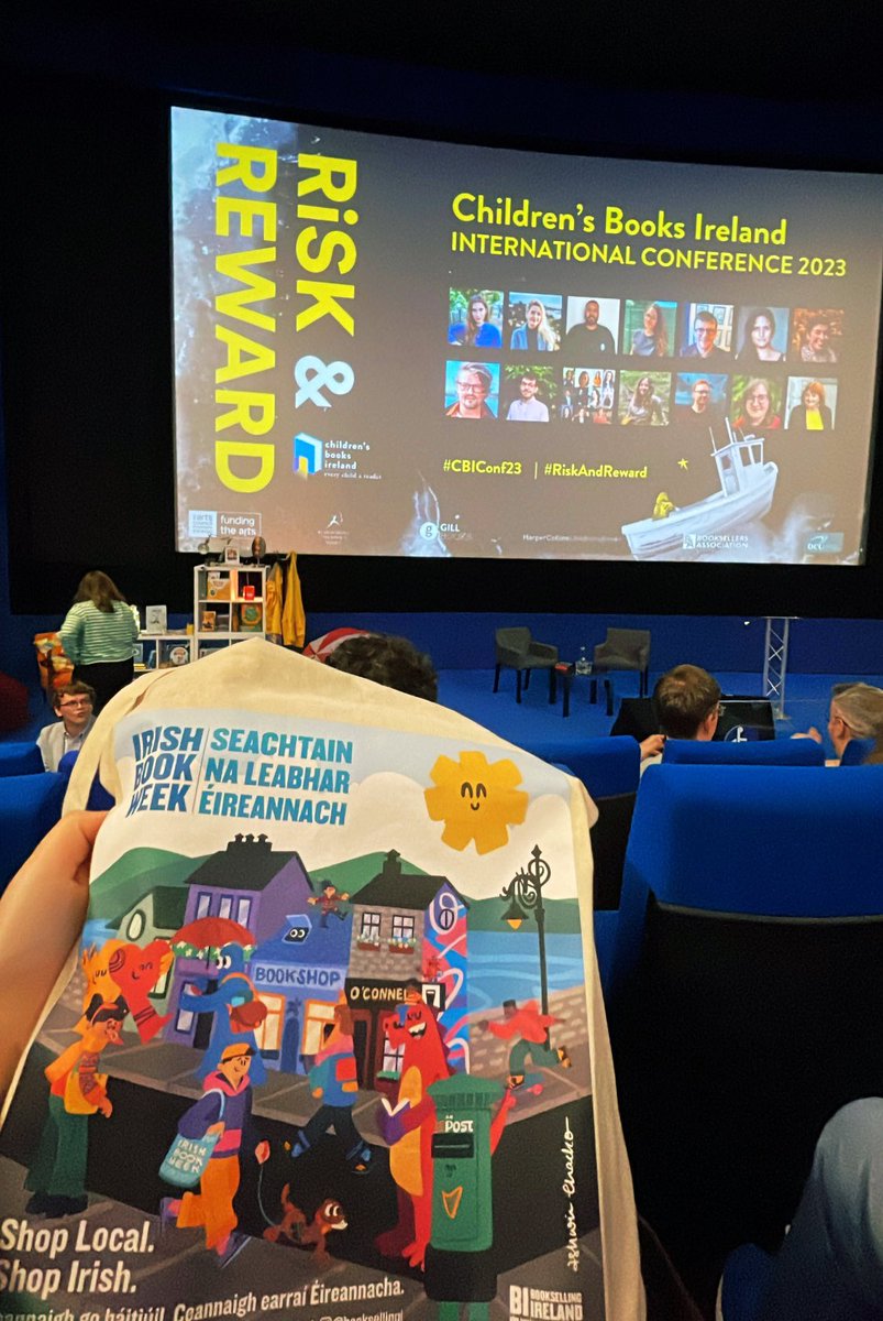 So thrilled to be at the @KidsBooksIrel Conference this weekend ✨ 

I will be adding excitedly to this thread 👀 
#CBIConf23 #RiskandReward