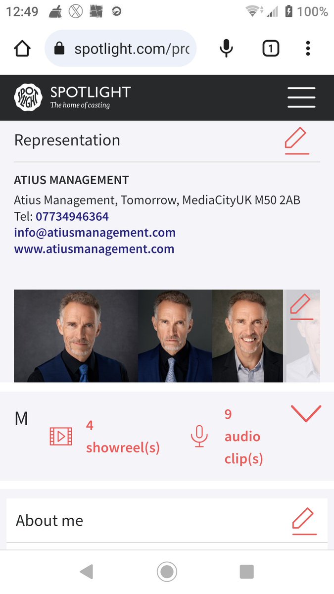 carlwharton's tweet photo. Happy to announce I am now #Repped by @AtiusManagement #gratitude @carlwharton @AudibleActors Looking forward to working with you. #internationalactor #voiceactor #matureactor #imdb #homestudio #castings @MyIndieProd @vshowcards @spotlightuk https://t.co/62Fjuo9TgI https://t.co/IGWlwLJ23k