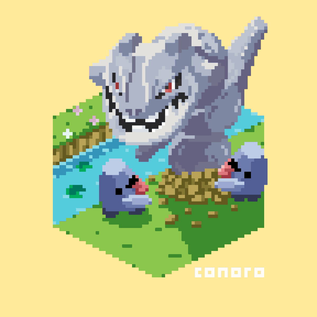 ConoroGames's tweet photo. I guess a #compass can be unreliable around steel types... 🧲🧭

p.s. Did anyone else think that nosepass was a steel type?! It's pure rock! 🤯

@Pixel_Dailies #pixel_dailies #pokemon #pixelart https://t.co/CgDZFCCzci