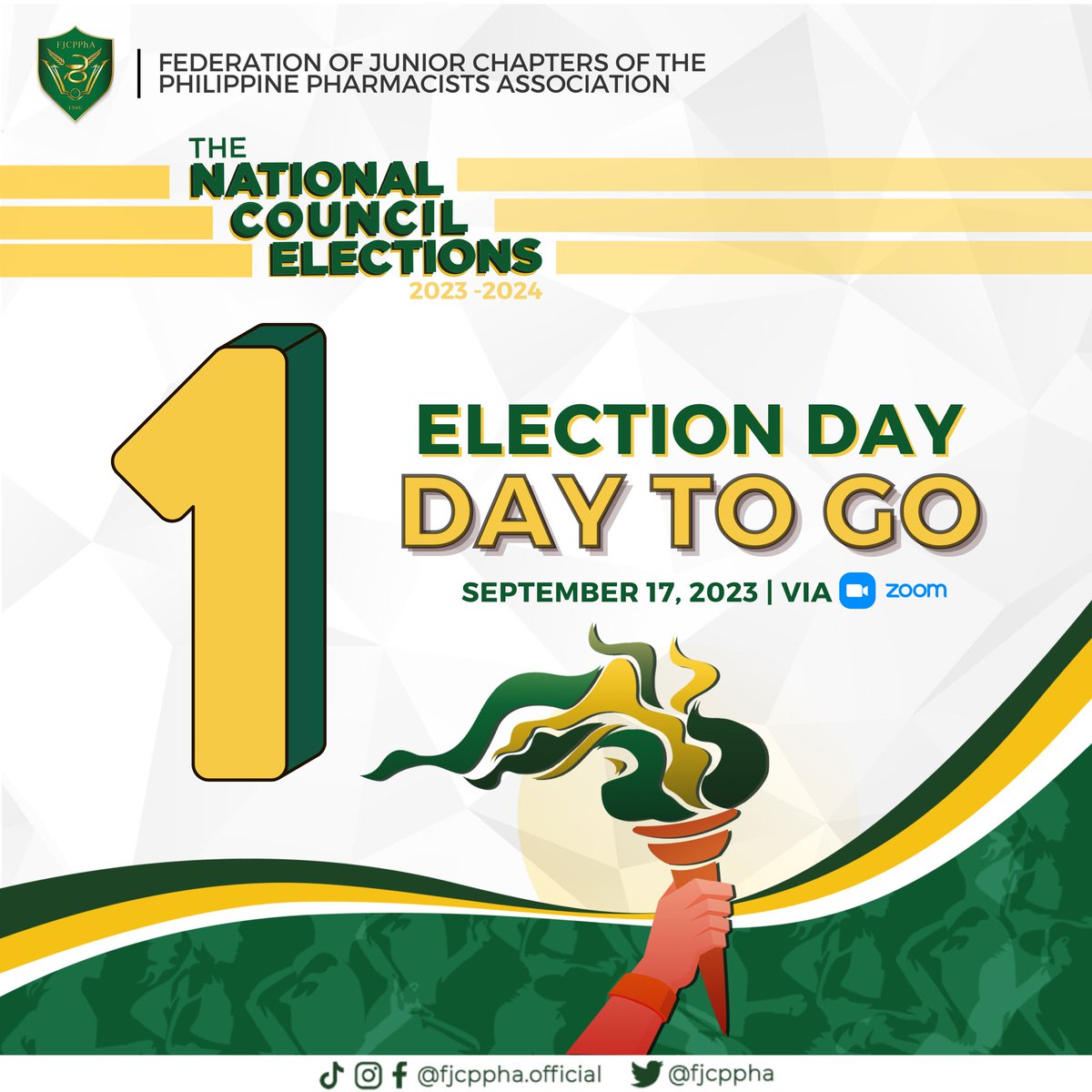 fjcppha's tweet photo. 🔔 𝐄𝐕𝐄𝐍𝐓𝐒 | National Council Elections 2023

Have you decided who’s worthy to take place at the national council, Pharmates?

Only 1 more day to go before new set of National Council Officers grace us with their presence and serve us with their outstanding https://t.co/hOQc8IS4EV