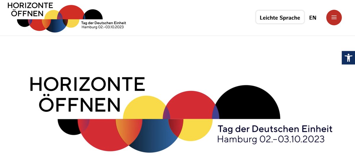 Auf unserer Website können Sie nun unser vielseitiges Programm für das Bürgerfest 2023 in #Hamburg einsehen. Nutzen Sie unsere Filter und stellen Sie sich Ihr Programm ganz individuell zusammen: tag-der-deutschen-einheit.de/programm/ #tdeHH23 #horizonteöffnen