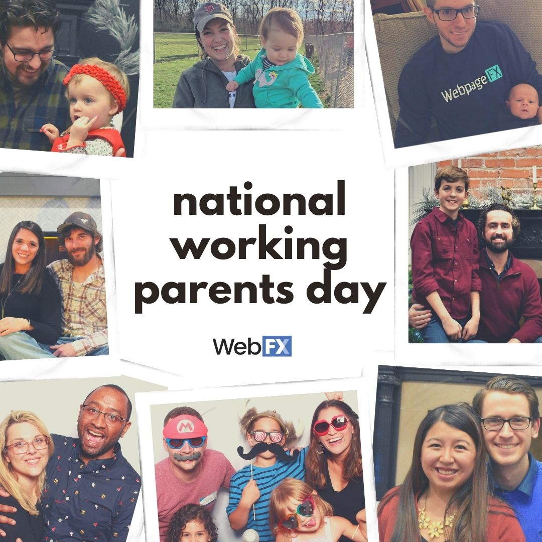 webfx's tweet photo. Here's to the superheroes we get to call #bestcoworkers, those who mentor in and outside off the office. πππ We are forever grateful to your families for sharing you with us, and forever inspired by you! #NationalWorkingParentsDay https://t.co/xHTD46OS0c