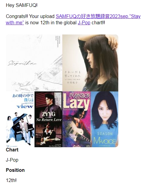 beingriderfreak's tweet photo. 出勤前定期】
Mixcloudランク確認

I'm 12th in the J-Pop chart 
👉https://t.co/u51FpDNvtq 
#Jpop @mixcloudより 

いつものネトストリスナーに見つからなくて(苦笑
J-POP12位からスタート、低ッ

#真天地開闢集団ジグザグ #宇徳敬子
#Bz #View #Deen #MVOICE 他
#Beingしか勝たん 
#BZONE https://t.co/neKKIm18nN
