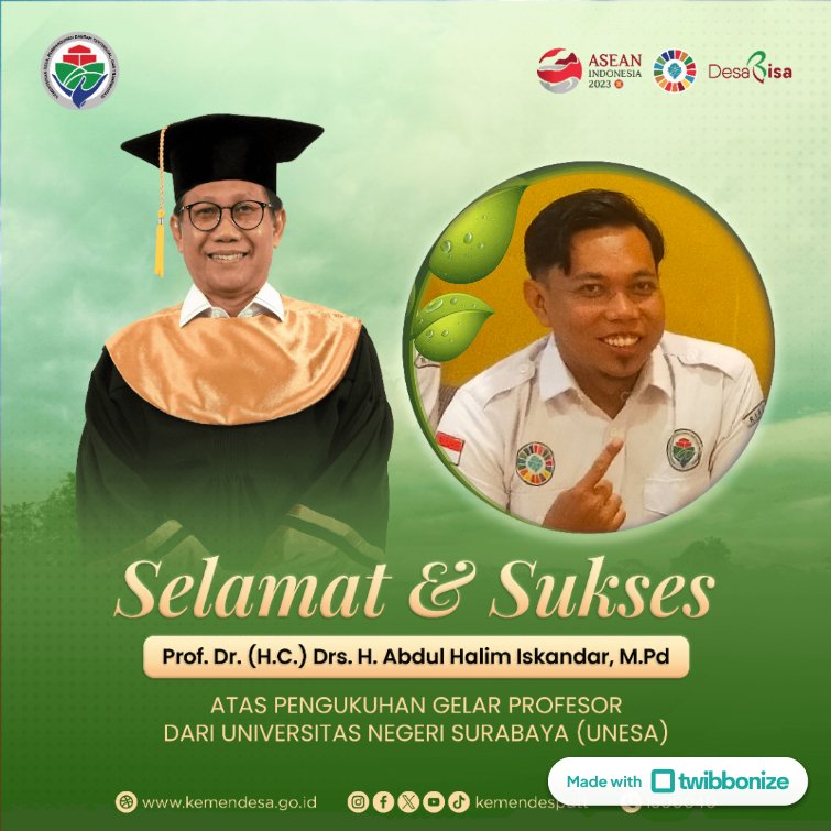 Cak_Nur1's tweet photo. *#GusProf*

Mention ke:
@jokowi 
@halimiskandarnu
@Kemendespdtt
@malik_haramain
@imansyukri
@taufikmadjid71
@yusradaridesa 
@azzameldzikrie 
@tppkemendes https://t.co/9EZXBEElyV