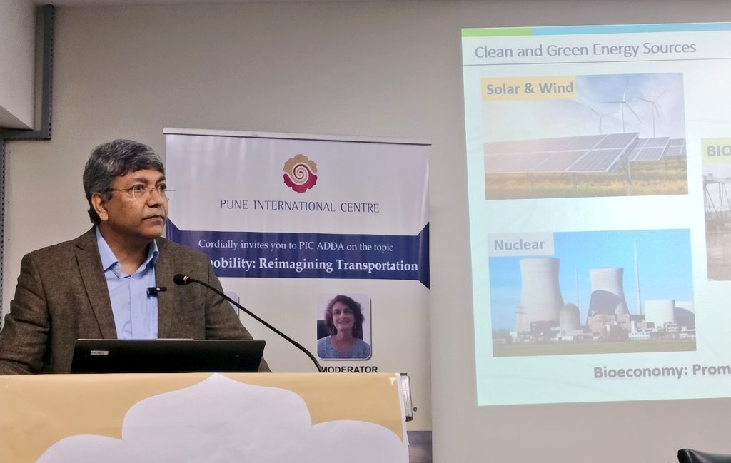 Historically, energy transition has happened twice. The 1st one was the shift to coal, &amp; 2nd was the shift from oil to gas.

We are now looking at the 3rd transition - moving to clean &amp; green energy sources like solar, green hydrogen, hydro, bio energy, and so on."
- Dr. Ravindra