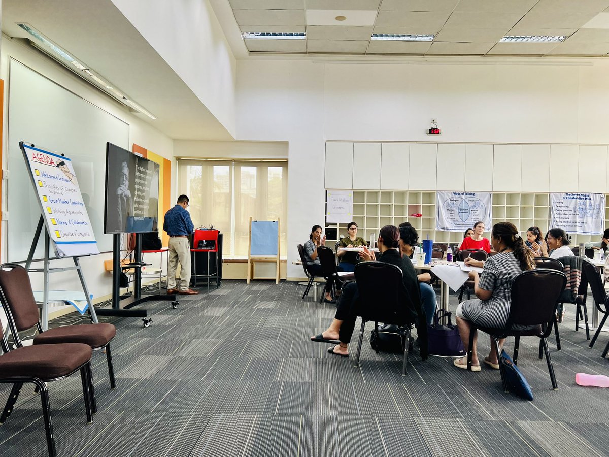 Beginning to build deeper understanding of our individual and group identity and unpacking the norms of collaboration of high performing groups with <a href="/MindGrowers/">Alejandro Segura-Mora</a> during the Adaptive School Learning <a href="/oismumbai/">Oberoi International School</a> Looking fwd to Part 2! <a href="/veenadsilva/">veena Dsilva</a> <a href="/murphypmj/">Peter Murphy</a>