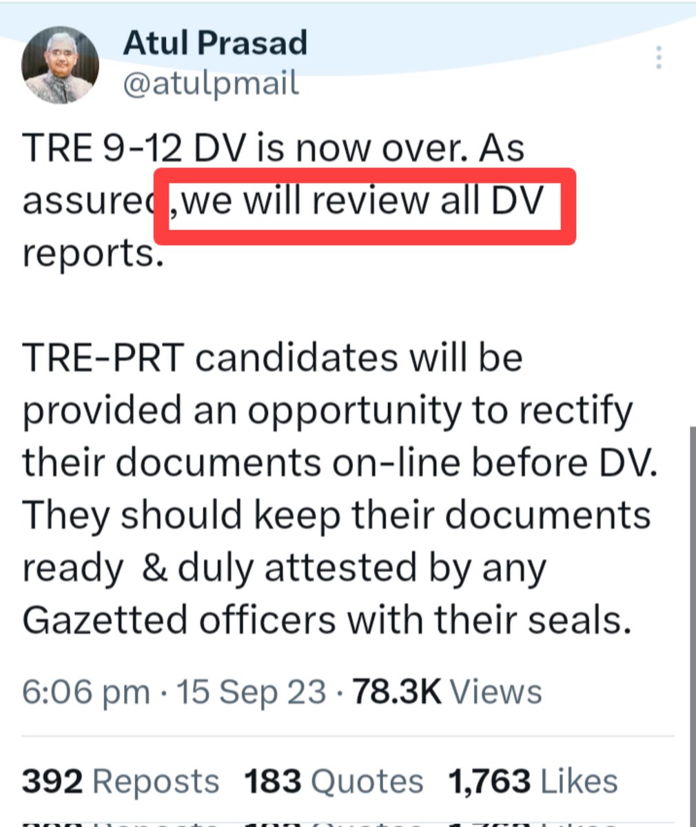 Stet2019_v's tweet image. Respected sir @atulpmail 🙏!
#Computer_Science subject of #BPSC_TRE is one of those subjects which is most affected by #Ineligible candidates!
Humble request 🙏, plz filter those which don't fulfill education criteria till #STET_2019 advertisement!
Our future is in ur hand 🙏
