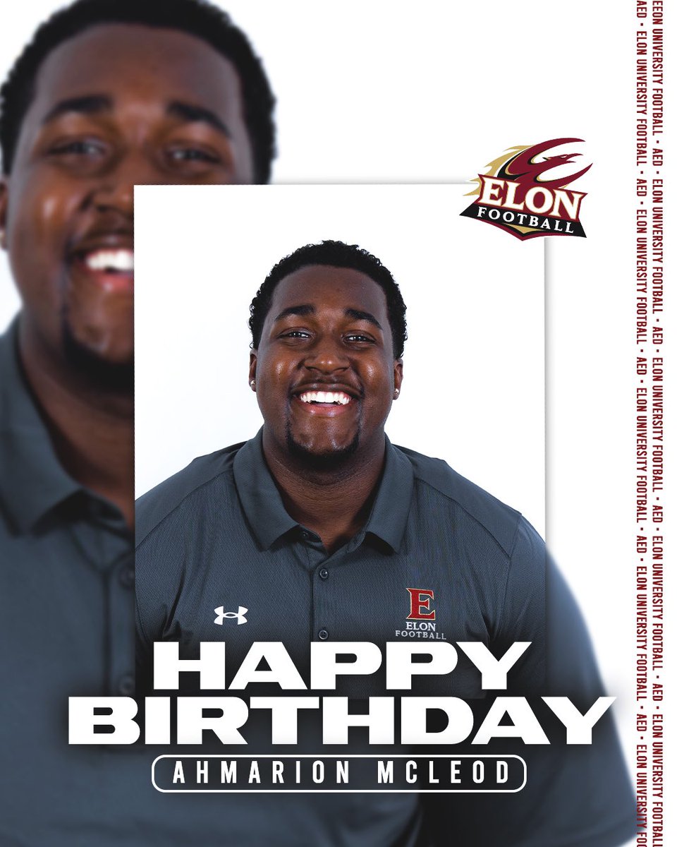 𝗛𝗮𝗽𝗽𝘆 𝗕𝗶𝗿𝘁𝗵𝗱𝗮𝘆 <a href="/AhmarionM/">Ahmarion McLeod</a>! 🎉

#AED