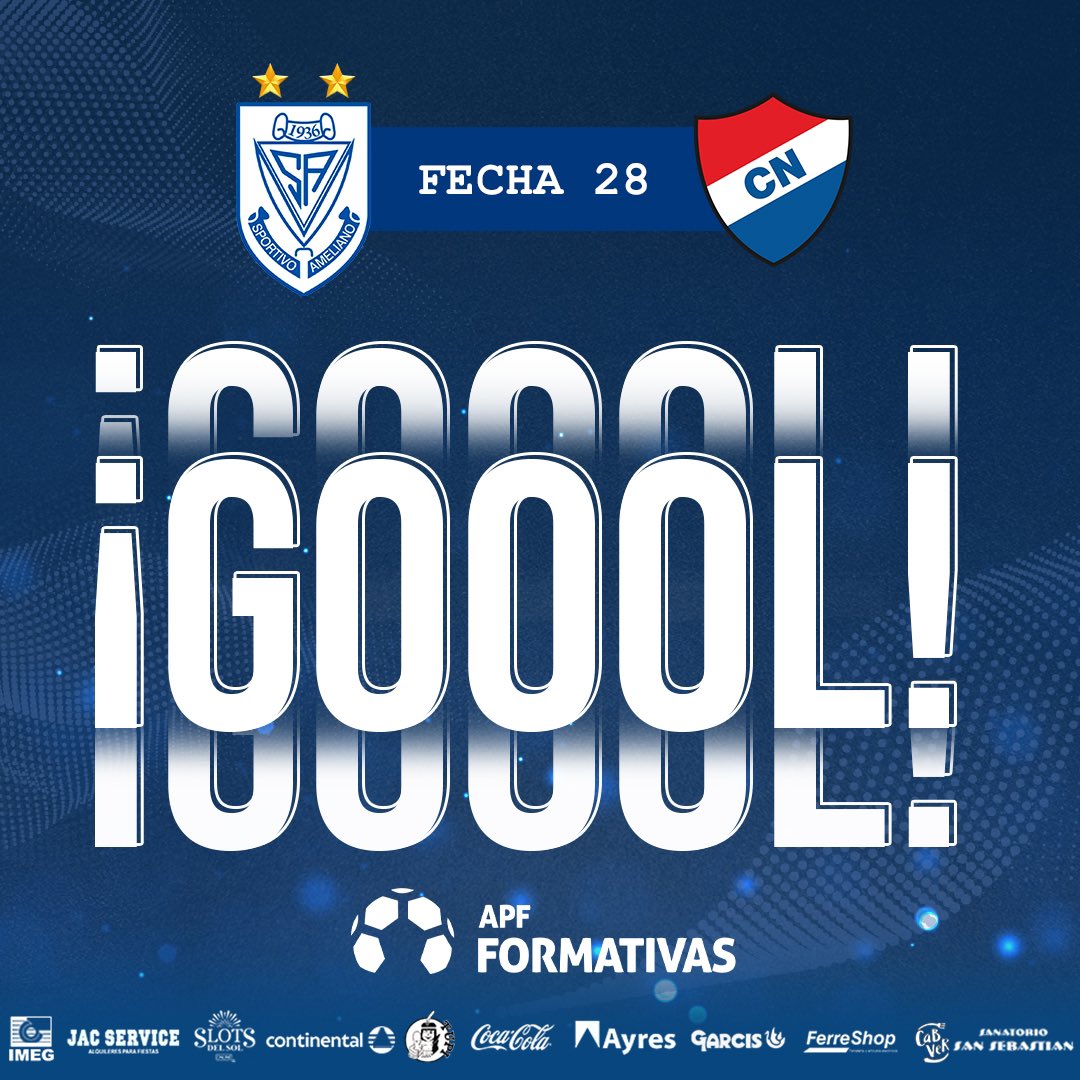 canterameliano's tweet photo. π | Torneo Anual 2023 - Fecha 28
.
π· Sub 14
.
32' PT β½ Joaquin Acosta
.
π£οΈ ‘‘ π π π π π π π π π π π π !!
.
πΉ Sp. Ameliano 1-0 Nacional
.
#LaVAzulada #AmeFormativas π€π https://t.co/lcT2Xu6Cjt