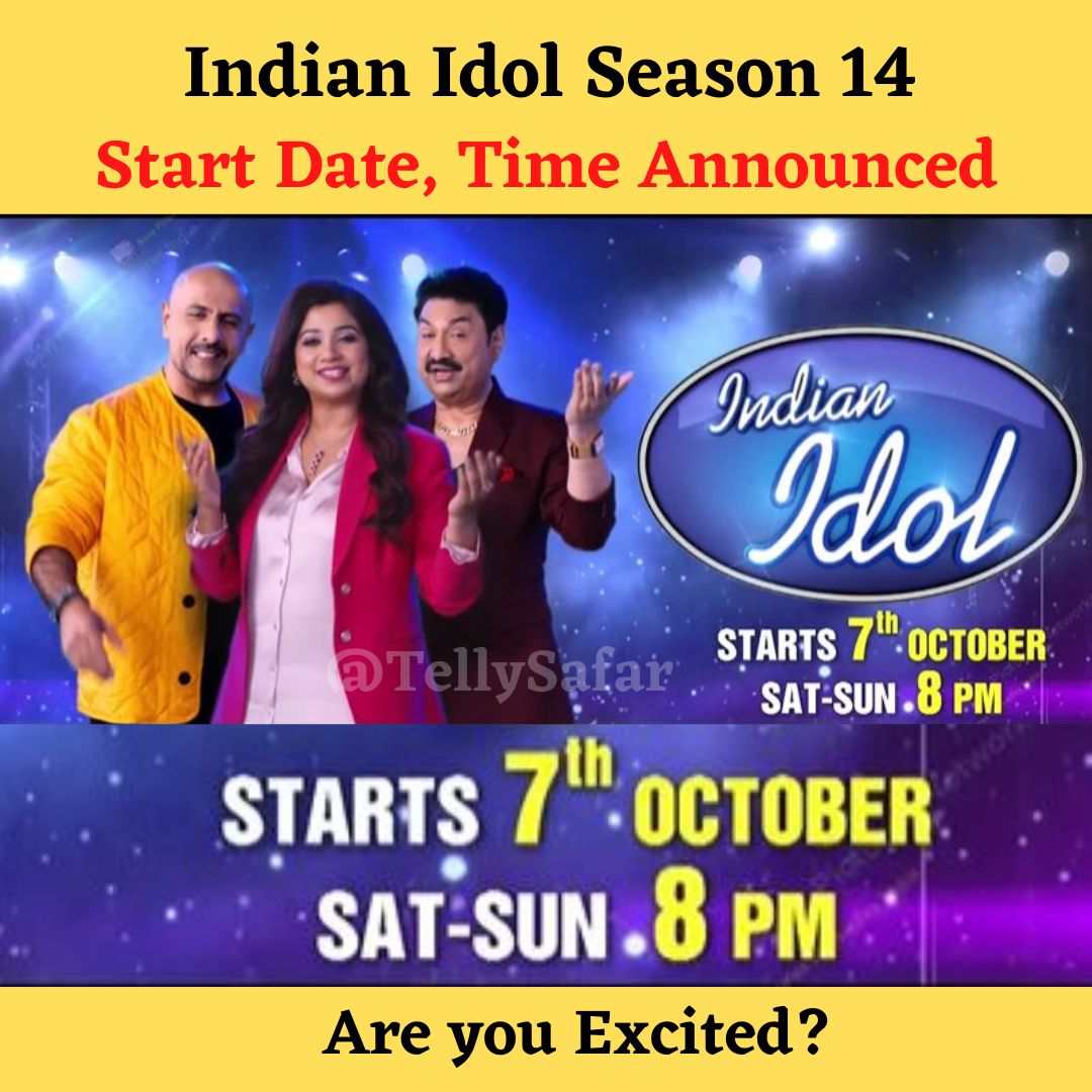 Sony TV's #IndianIdol is back and Starting from 7th October 2023, Every Saturday-Sunday 8 PM on #sonytv with Judges #vishaldadlani #shreyaghoshal and #kumarsanu 🔥 Are you Excited?

#hussainkuwajerwala to host the show ❤️

#indianidolseason14 #indianidol14 #indianidol2023