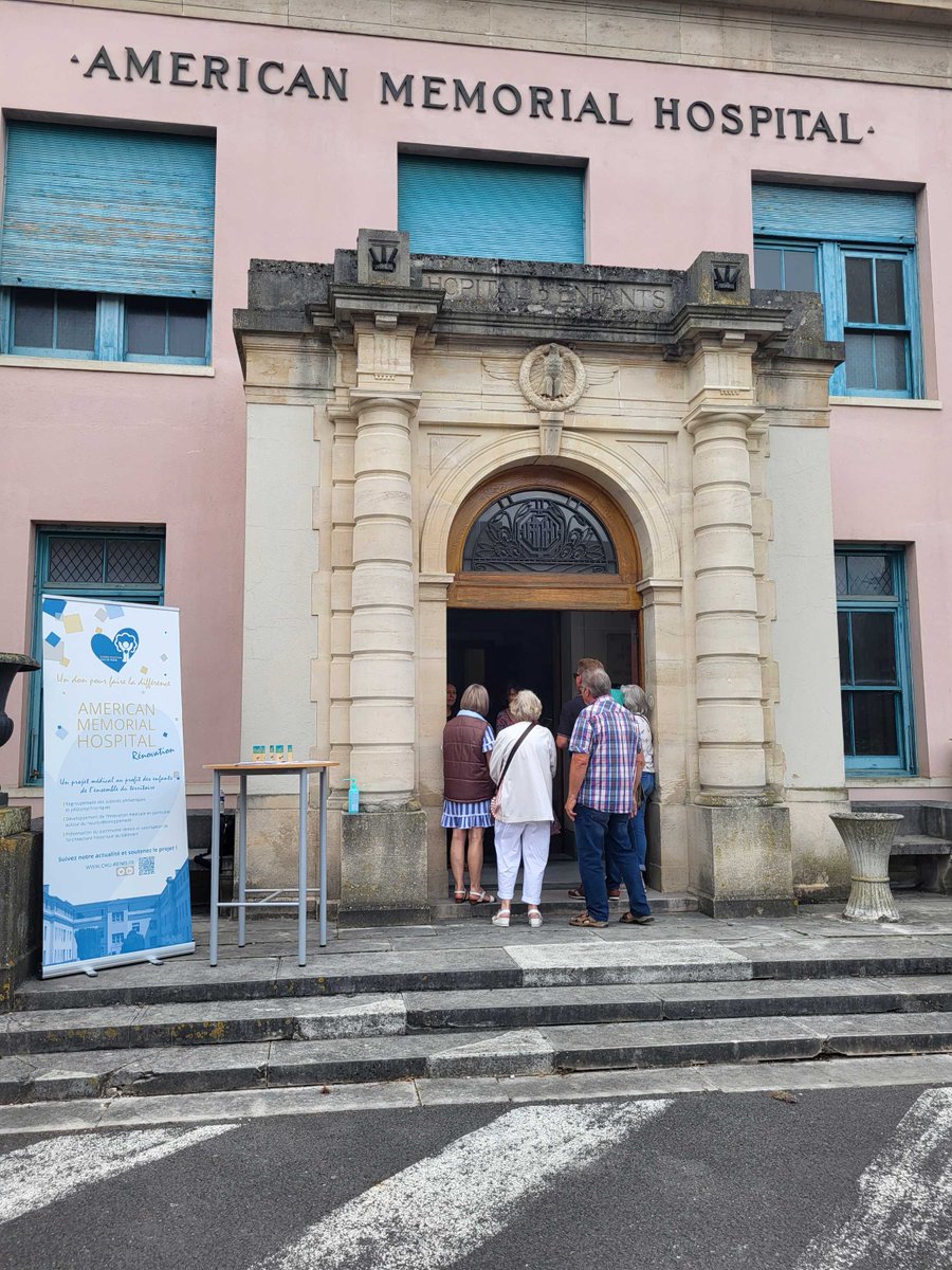 #JEP2023 | Le <a href="/fondsdactionCHU/">Fonds d'action CHU de Reims</a> est présent aux Journées Européeennes du Patrimoine au <a href="/CHUdeReims/">CHU de Reims</a> pour vous présenter ses projets pour la rénovation de l'American Memorial Hospital #AMH 🏛