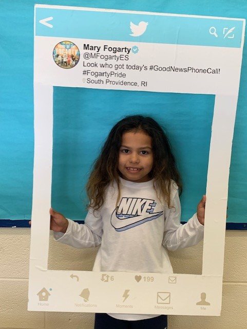 Our first Good News Phone Call, <a href="/LaurenLoberti/">Lauren Loberti</a> and <a href="/MalareeFontes/">Malaree Fontes</a> nominated Treyson! He has been a model student, being respectful, working hard, and following directions. Keep it up Treyson!
<a href="/pvdschools/">Providence Public Schools</a> <a href="/CMonterecy/">Courtney Monterecy</a> <a href="/MsAlyssaShelley/">Alyssa Shelley</a> #FogartyPride