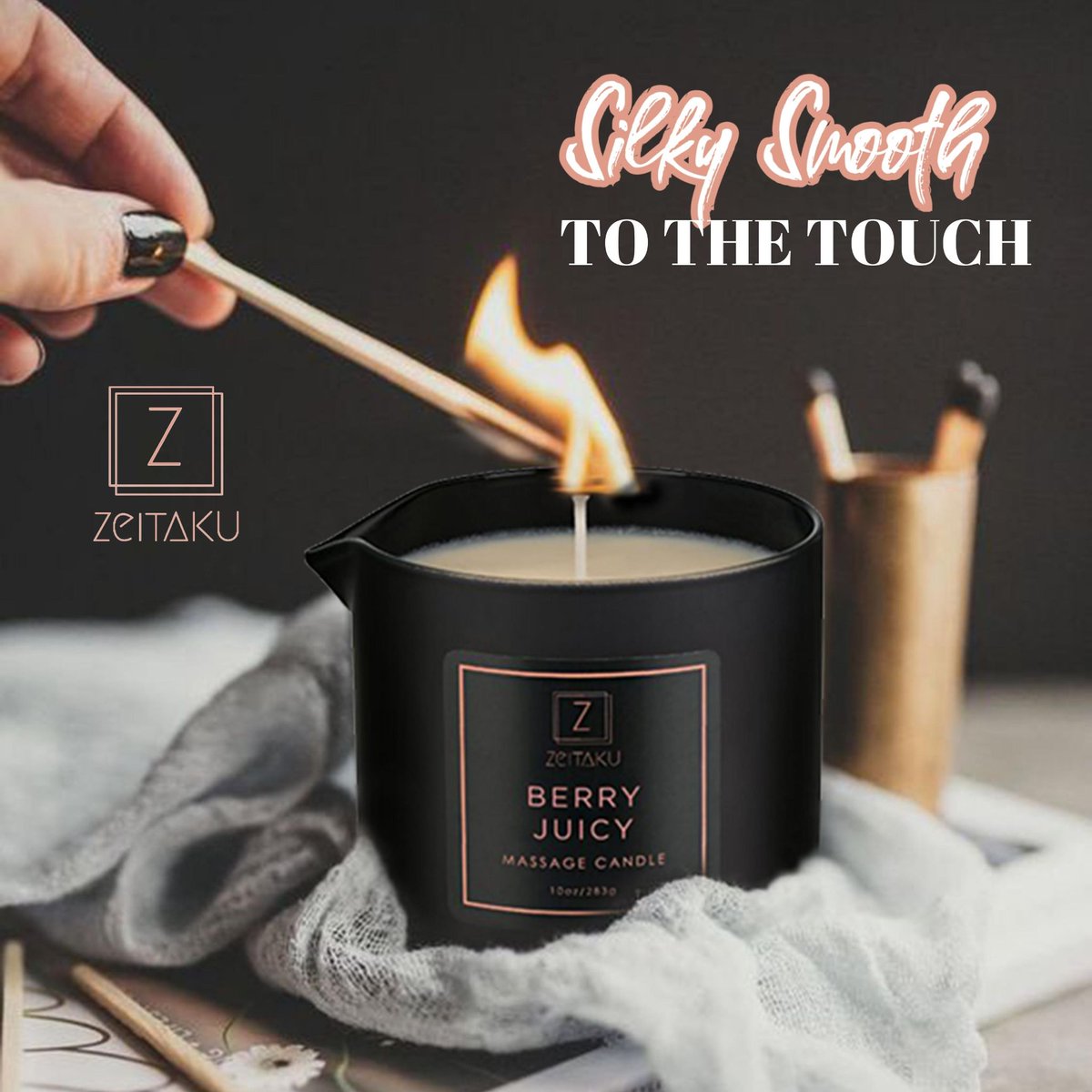 With a sweet, natural scent of black raspberries and vanilla, you can achieve the smoothest skin. Our handcrafted soy massage candle is made with skin-softening natural oils, butters, and cruelty-free ingredients.
----
🛍️ zeitakucandle.com/product/berry-…
.
#skincare #skincareroutine