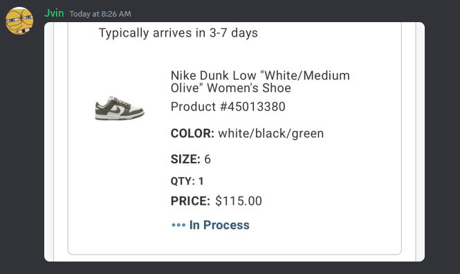 🎁The gift that keeps on giving 🎁 Members continue to grab mutliple pairs of Olive Dunks with easy. Making money with us isn't hard 🤷‍♂️