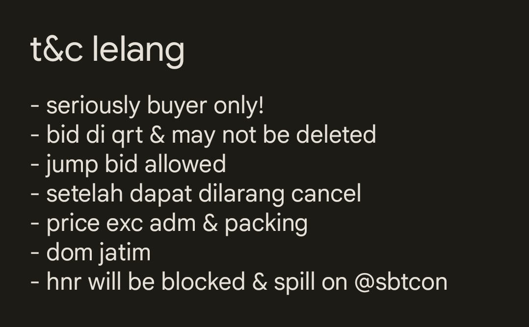 [ HELP RT‼️]
LELANG PHOTOCARD &amp; MD NCT ALL GOODCON

start : 16 sept
end : 10 okt

a thread