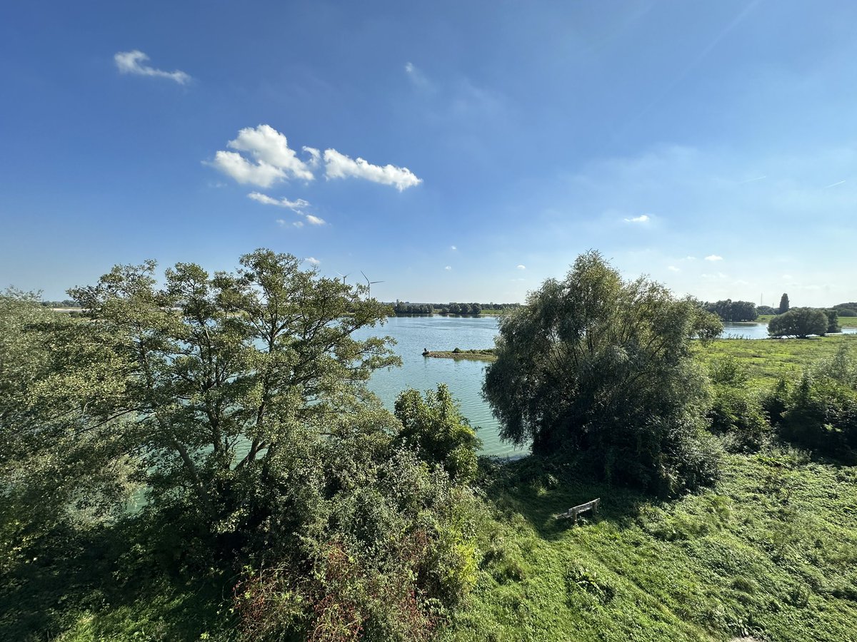 MathieuGremmen's tweet image. Het vergt enige lenigheid om de hobbels in het Weurtsche straatje te nemen. Beheer is in handen van @staatsbosbeheer @arjan_snel .
Het uitzicht vanaf de uitkijktoren is de moeite waard.